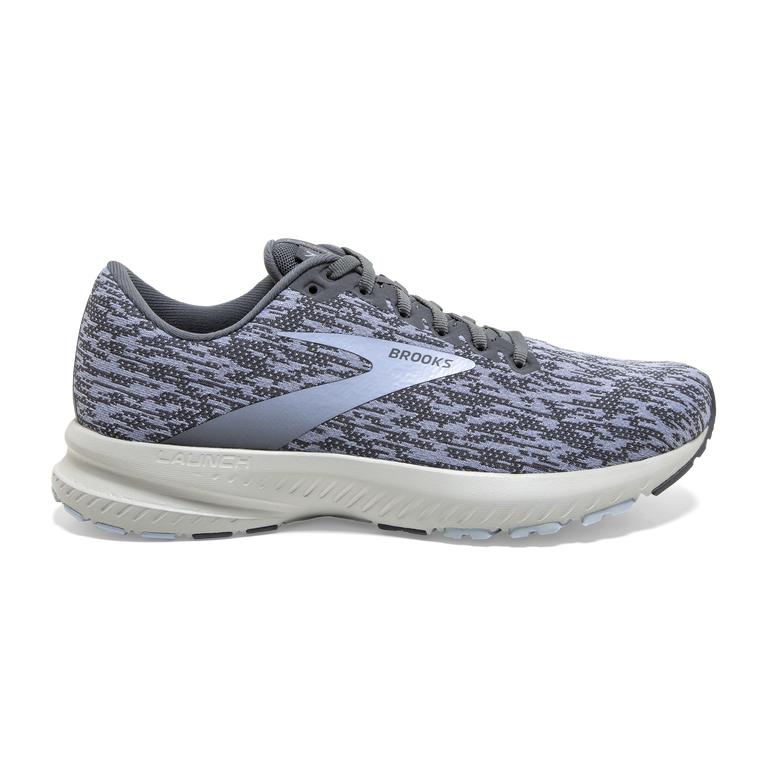 Brooks Launch 7 Women's Road Running Shoes - Turbulence/Grey/Blue (61280-BXTH)